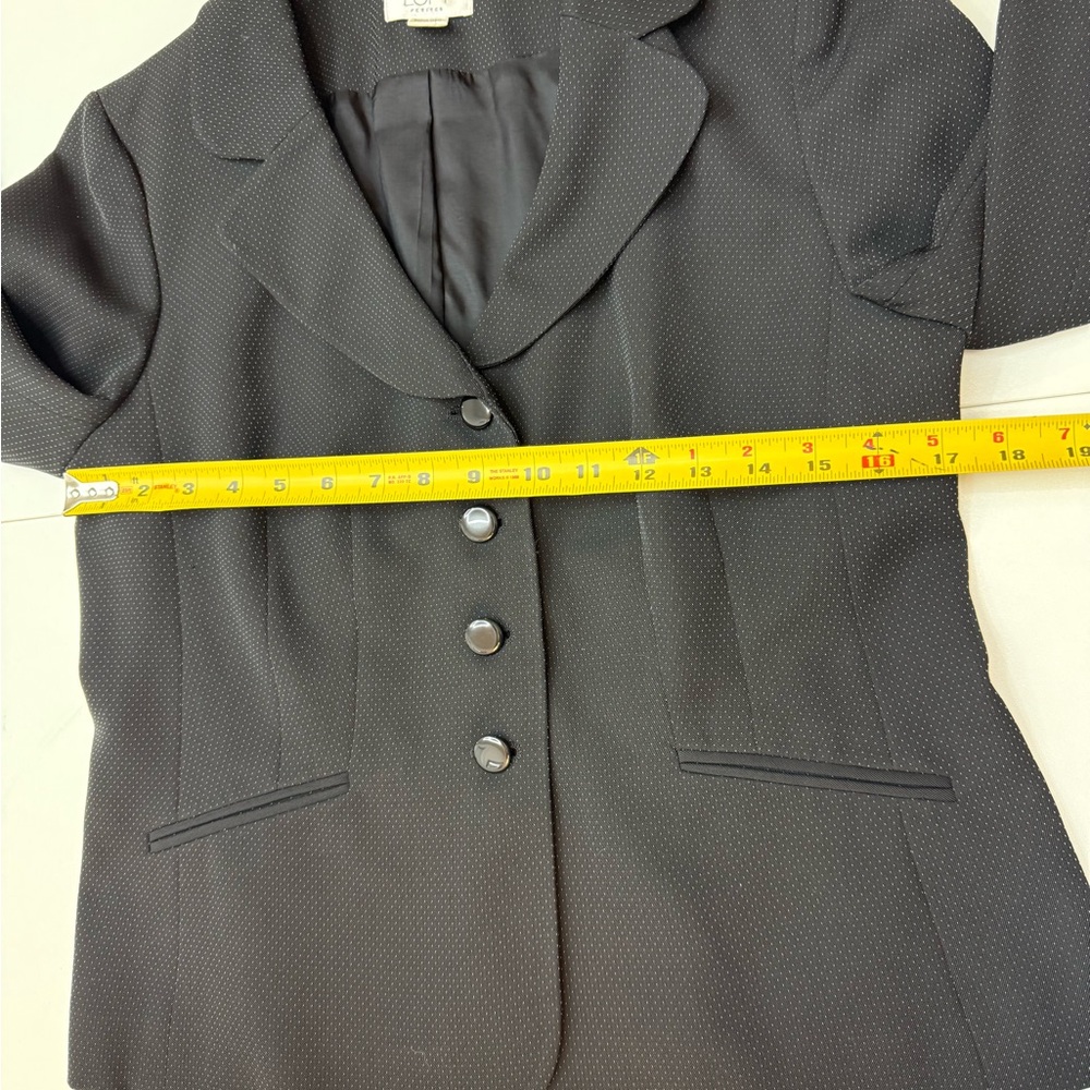 LOFT  Black Polka Dot Women's Blazer size 10P - Picture 6 of 9